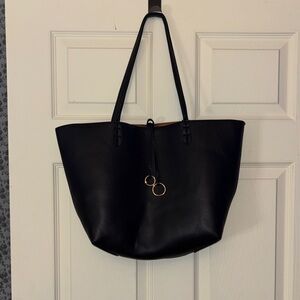 Elegant Black Tote Bag